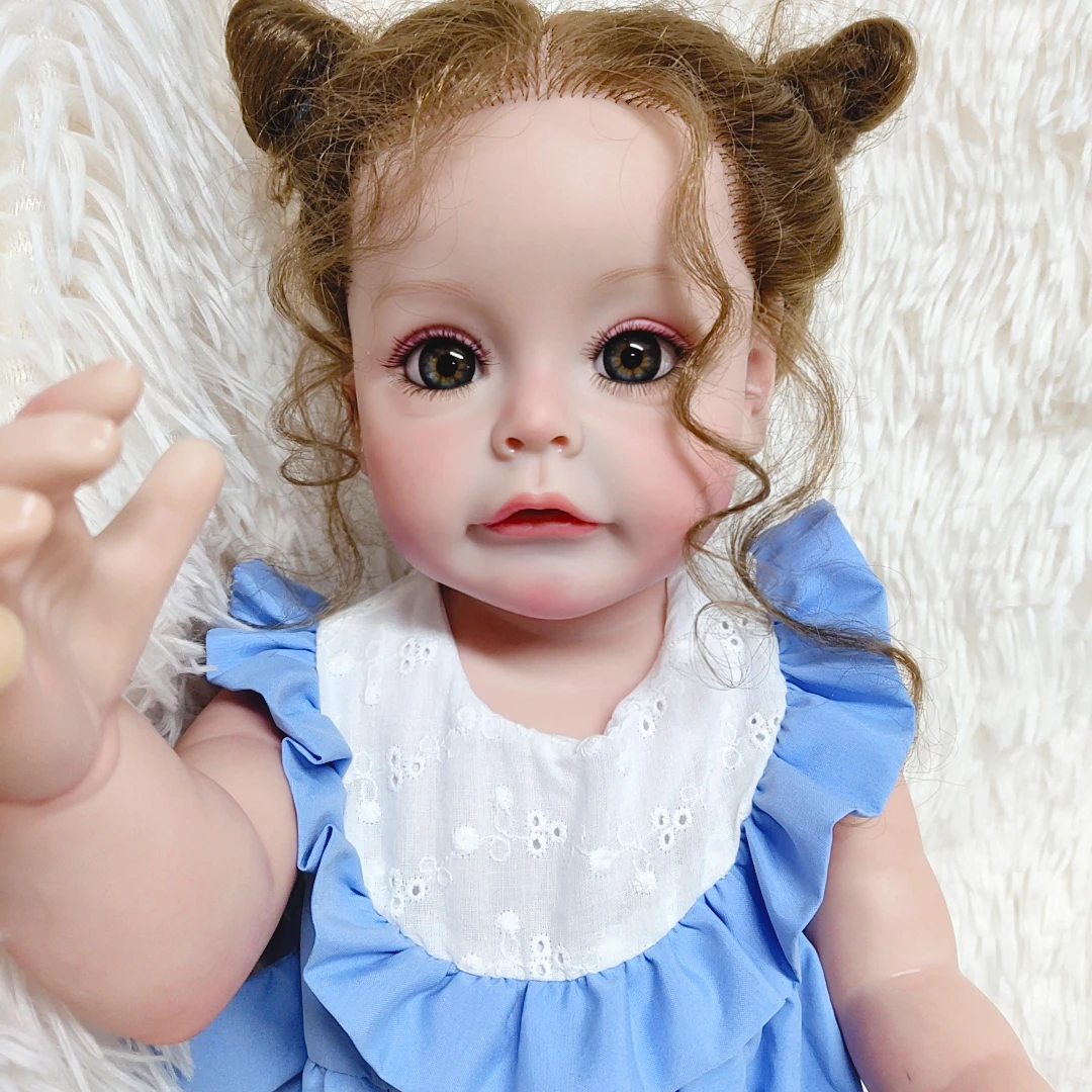 High Quality Popular Fashion Educational Soft Reborn Dolls Silicone Newborn Baby Real Lifelike Reborn Baby Dolls