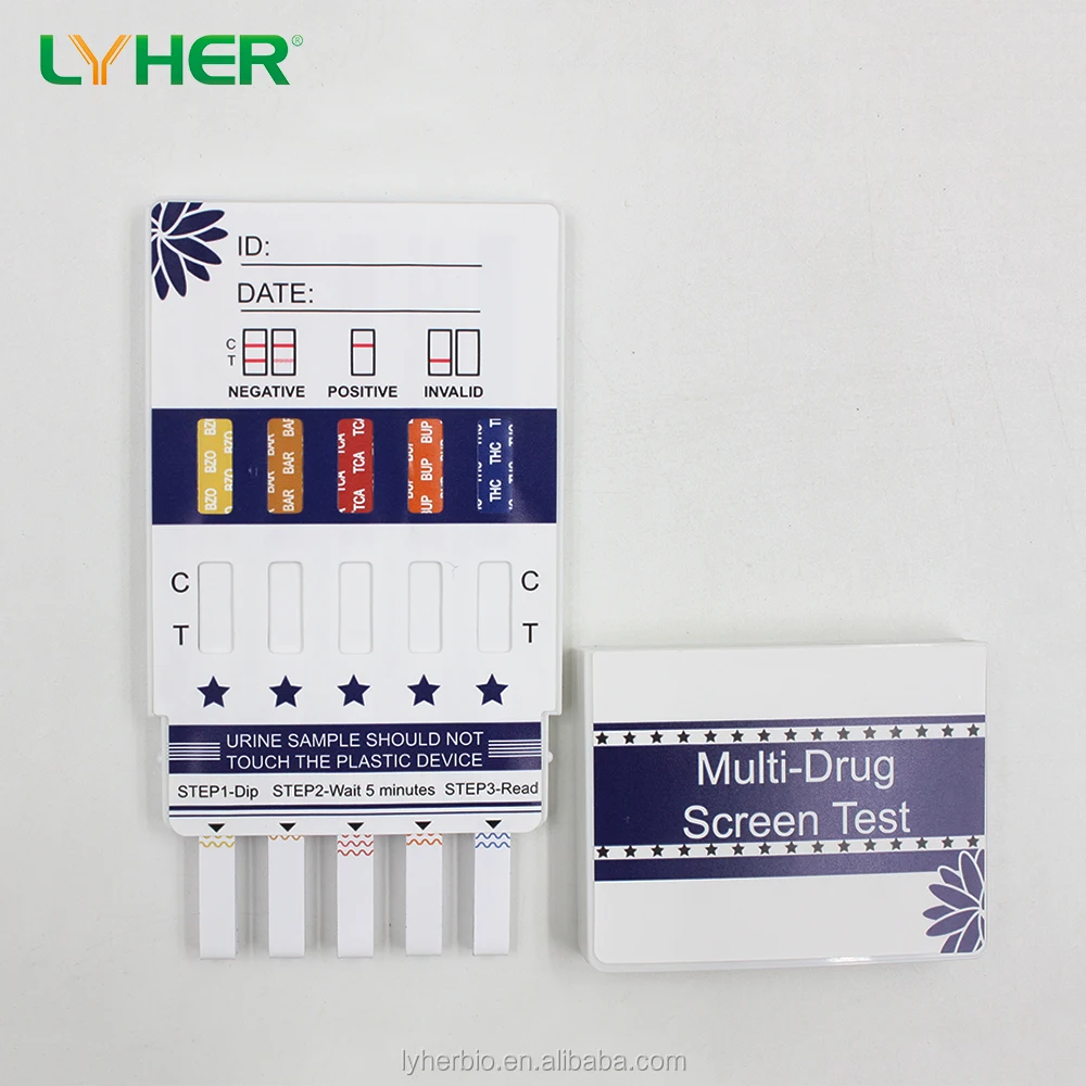 
Multi panel rapid drugtest urine drugs test kit 
