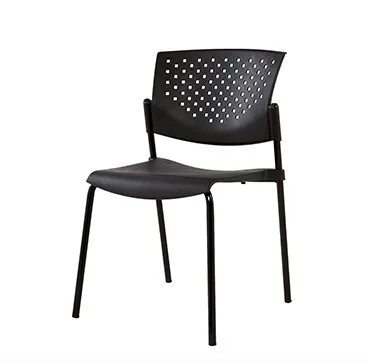 plastic chair with metal chromed leg