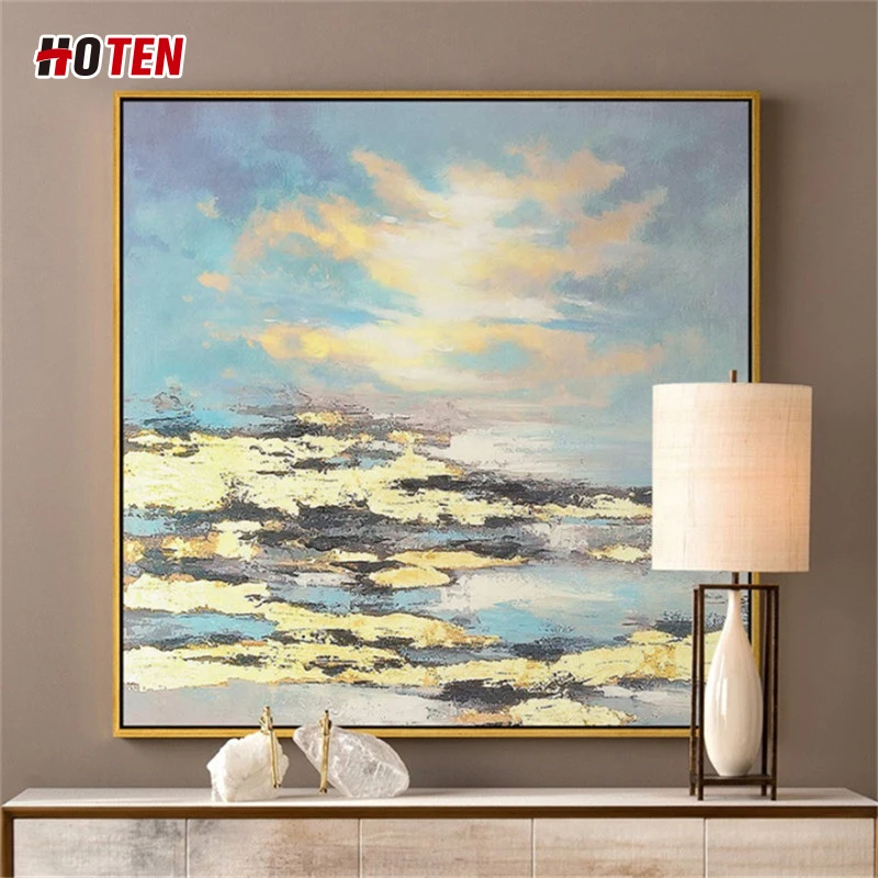  Известные художники товары для дома морской пейзаж картина маслом с лодкой