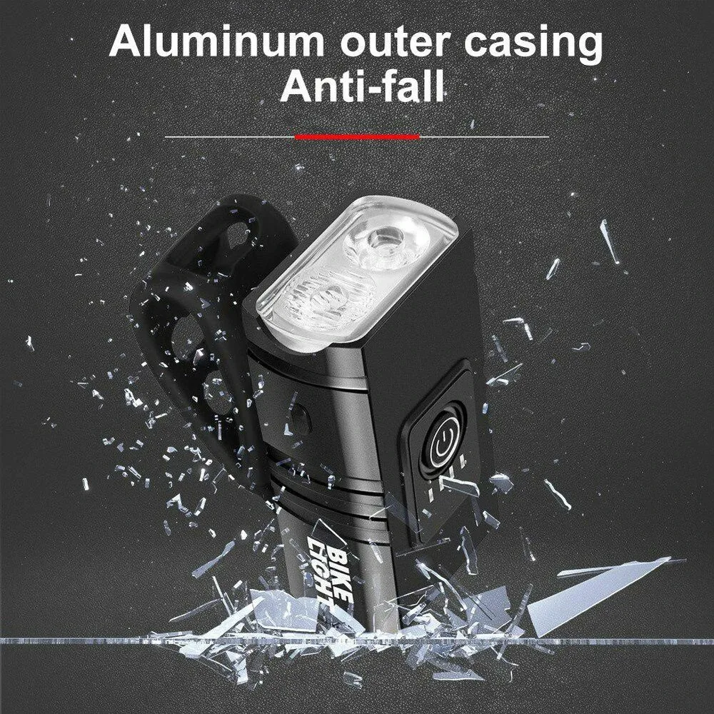 Bicycle Light T6 LED Front USB Rechargeable MTB Mountain Bicycle Lamp 1000LM Bike Headlight Flashlight Cycling Scooter tail