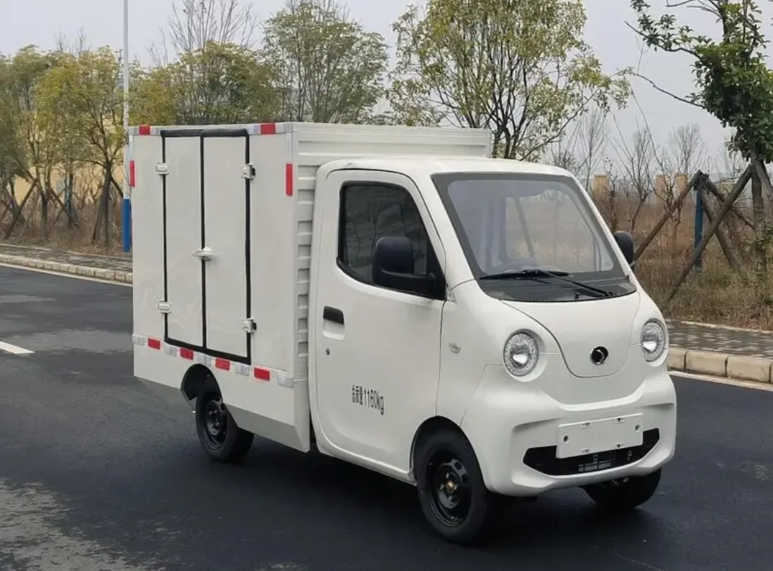 Прямая поставка с видео Электрический небольшой мини-грузовой фургон
