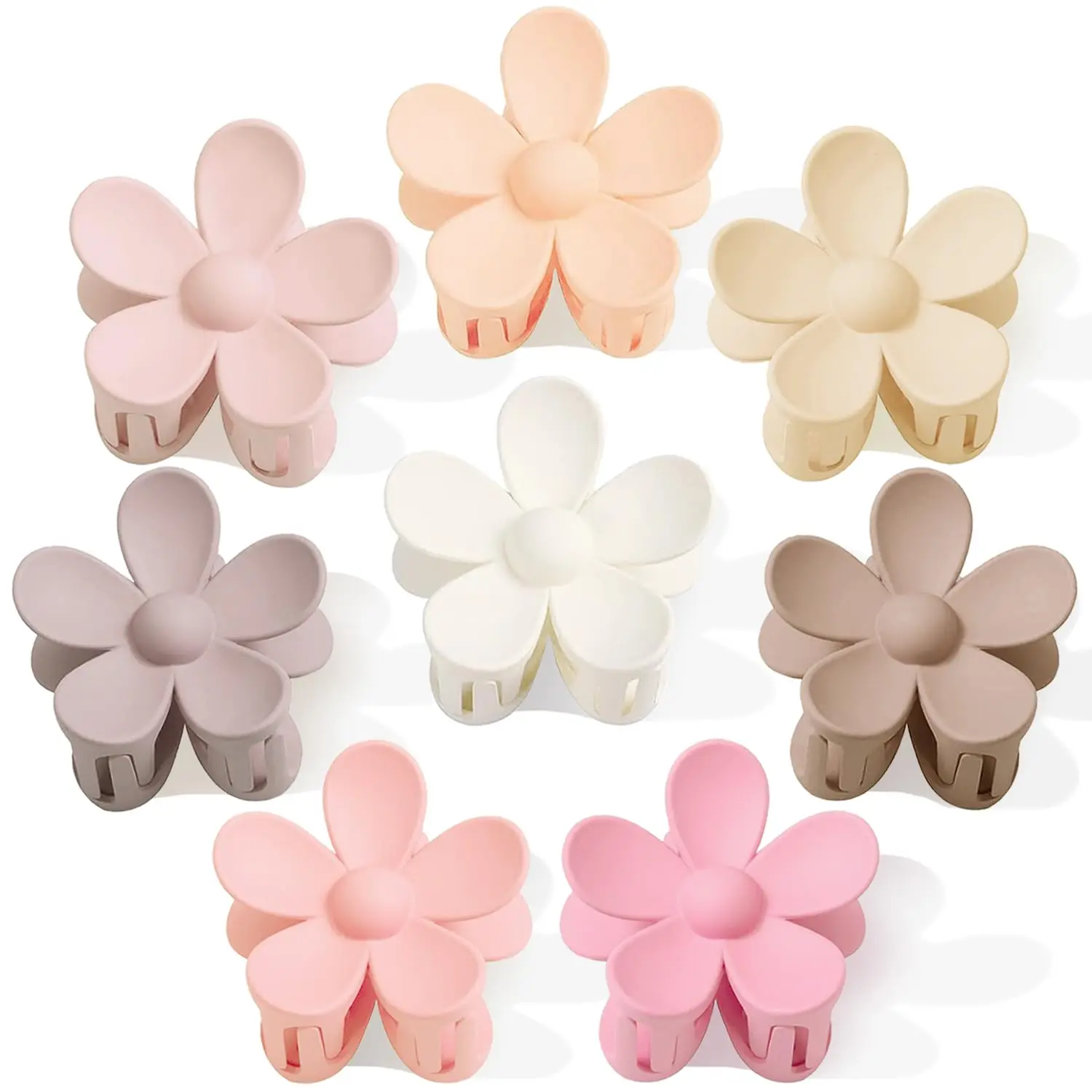Korean flowers summer new candy color catch clip Girl simple transparent jelly shark hair clip female resin hair claw clips