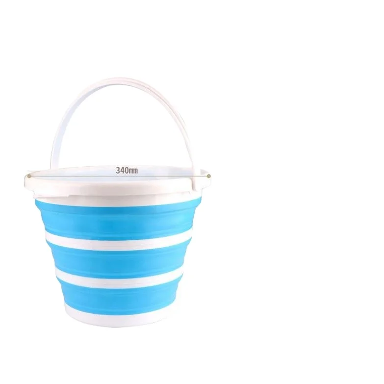 Hot Sale Folding Portable Plastic Bucket Silicone Large Bucket Portable Travel Car Cleaning Telescopic Bucket