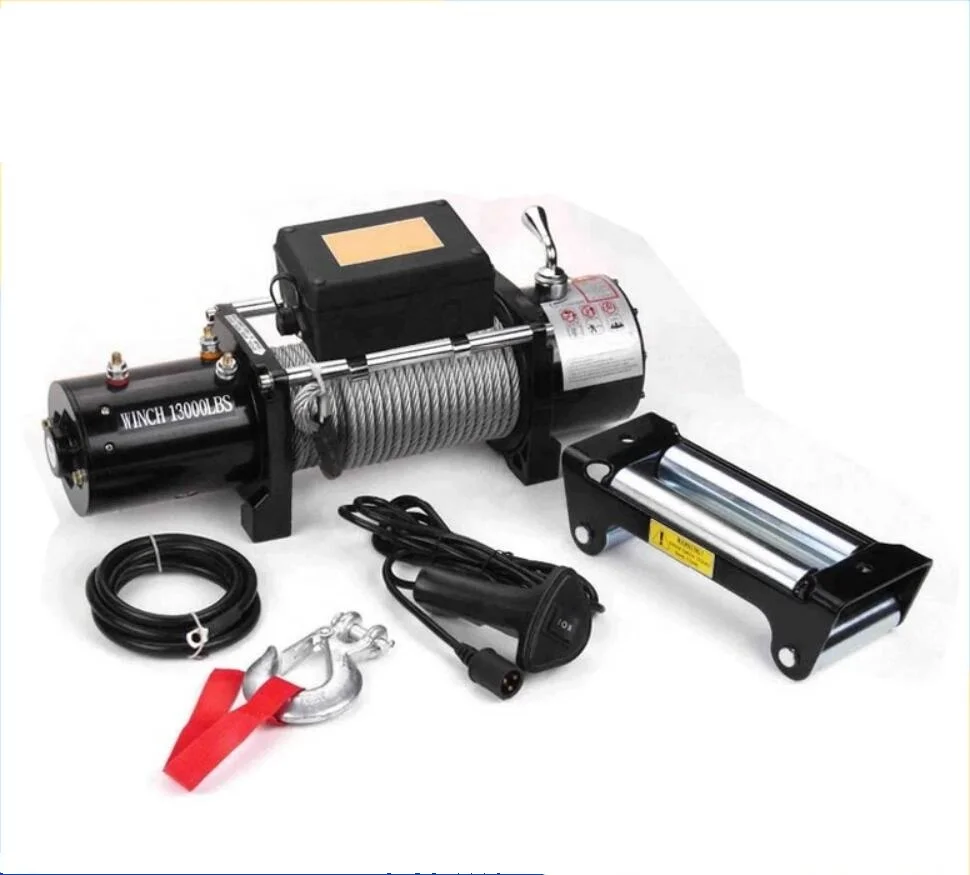 Portable 3000lb mini 12v 12 volt 24v car boat anchor motor Electric Winch