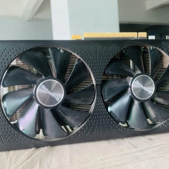 Factory direct sale used Sapphire RX580 4G 8G 2048SP gaming gpu AMD RX580 RX588 RX470 RX478 GPU