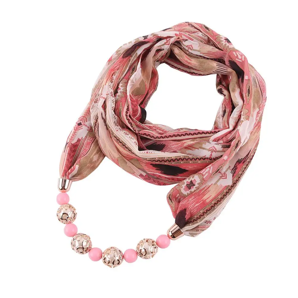 fashion pattern printed necklace scarf hijab