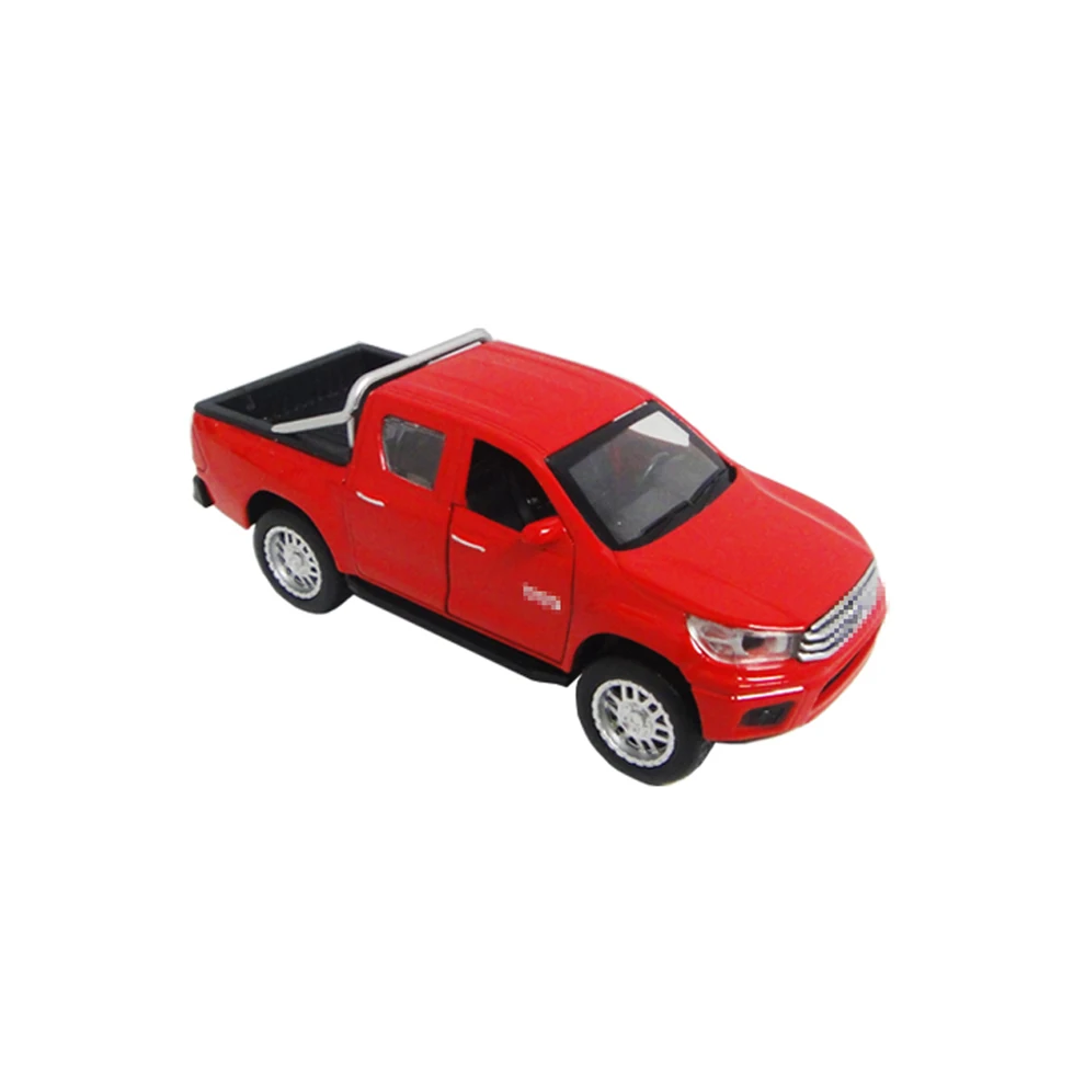 Лицензированная игрушка Toyotaed Hiluxed 1 43 модель автомобиля с дверным открытием