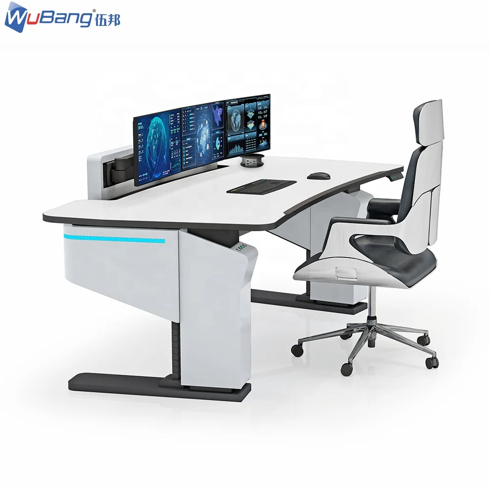Multi Combination Design Dispatch Room Smart control room furniture /console Height Adjustable ergonomic Control Console desk