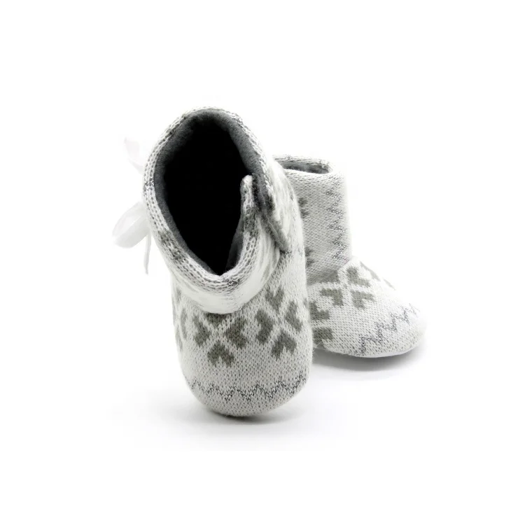 Baby Shoes Non-Skid Sock Boots Grippers Newborn Sock Winter Boots For Baby Girls And Boy