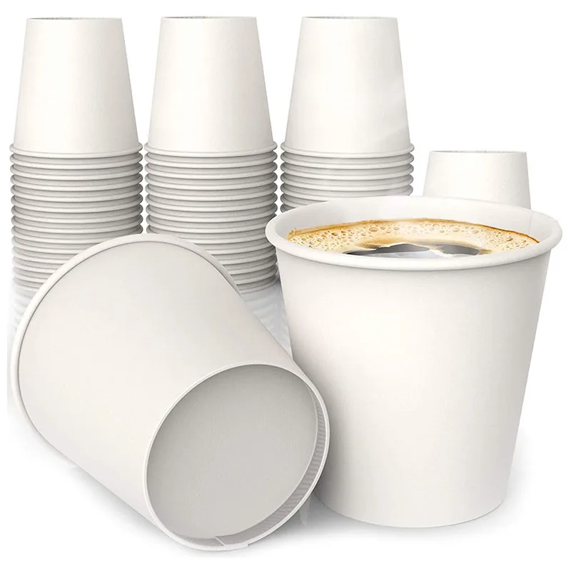 Disposable biodegradable paper Cups Hot Cold Beverage Drinking Cup for Coffee Milk Tea