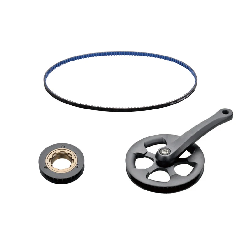 Electric bicycle rubber pulley chainwheel pulley belt drive bikes