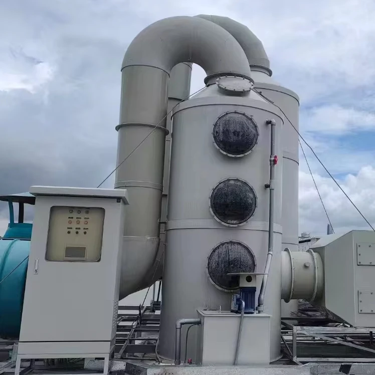 Acid Alkali Gas Disposal  Industrial Air Scrubber