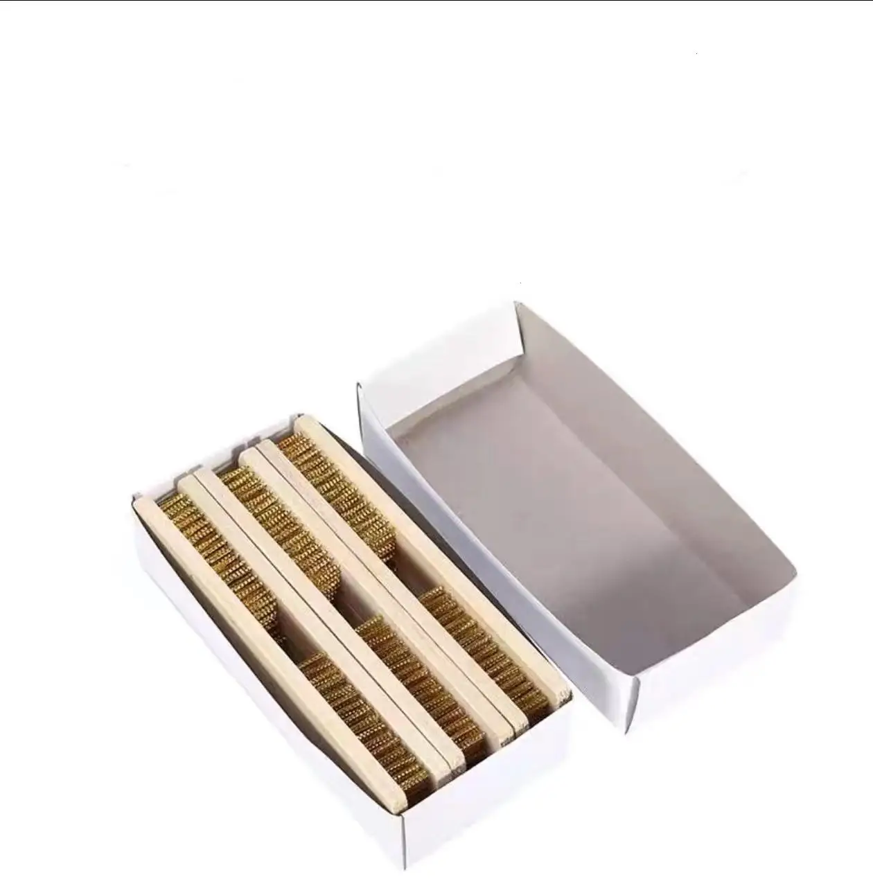 Pexcraft Factory Sell Stain Metal Paint Hand Tool Brushes Stainless Steel Wire Brush With Wood Handle