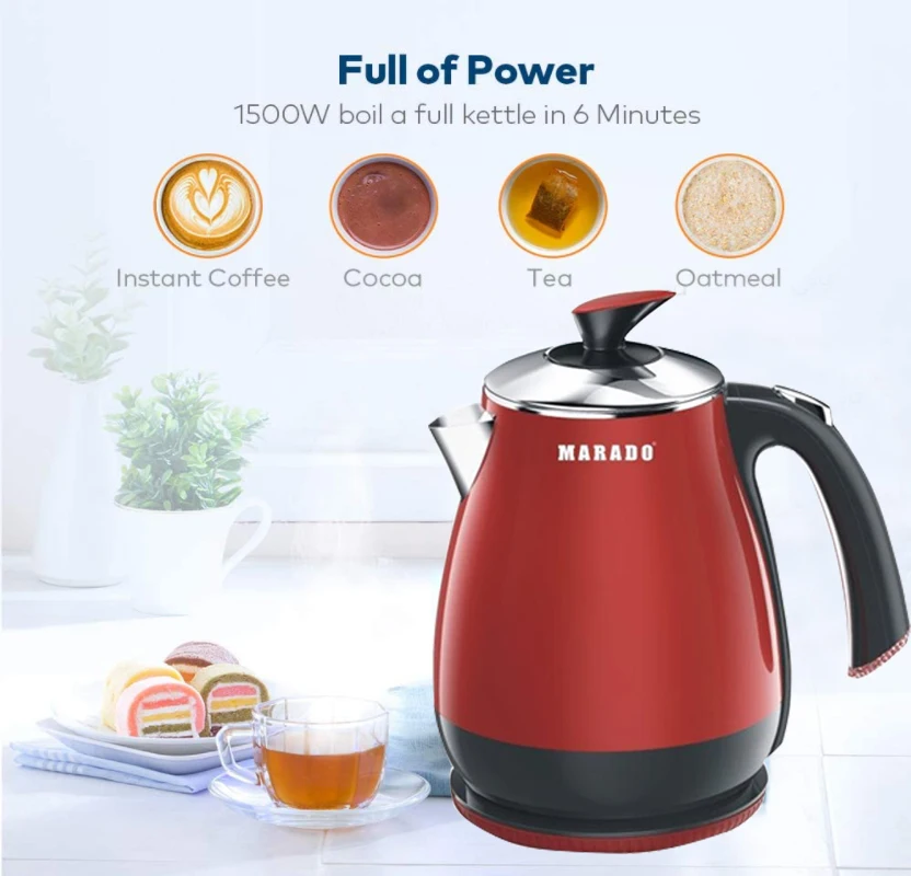 Hot selling stainless steel electric kettle water kettles fast boiling