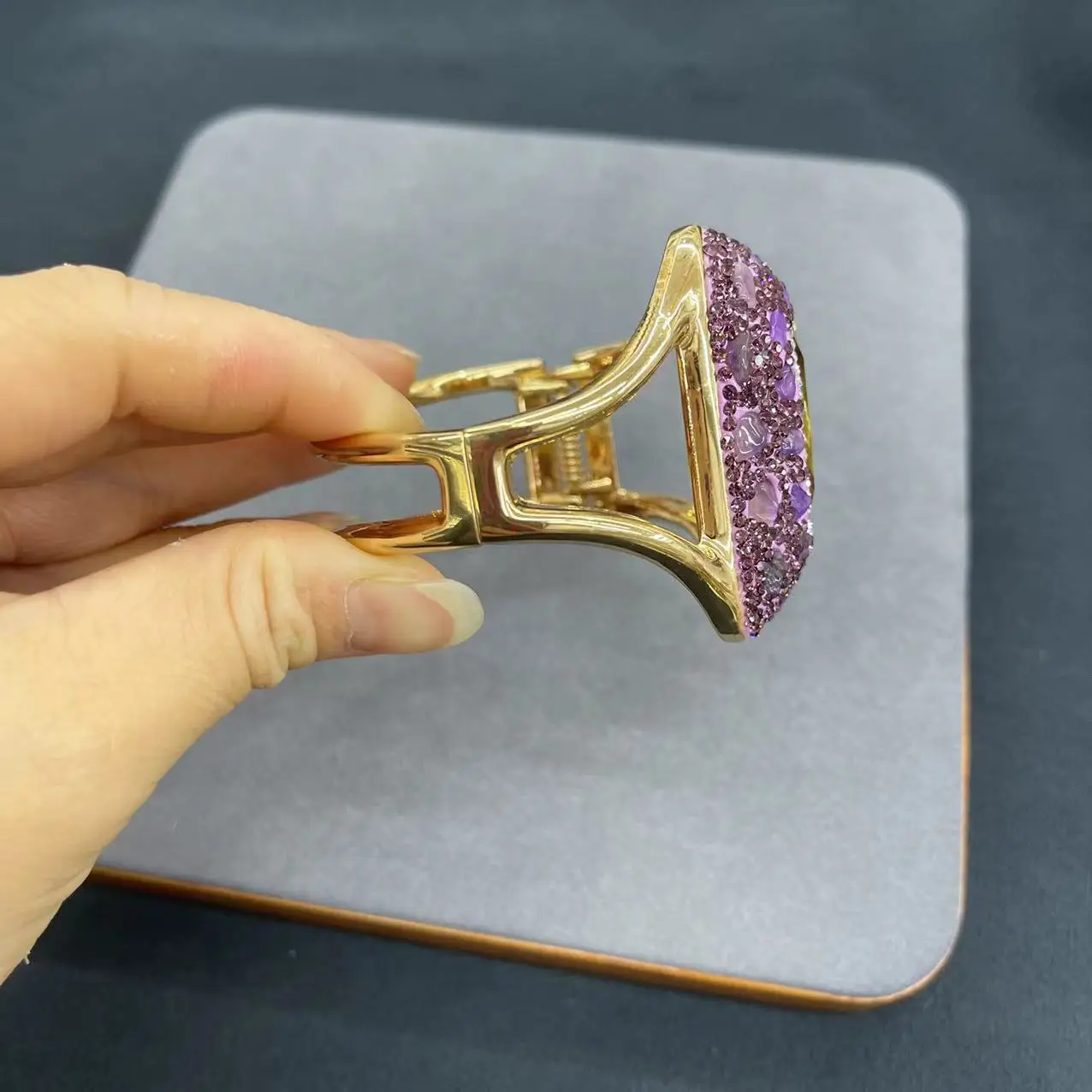 Turkey Sudan stone inlaid with amethyst original stone bracelet Jewelry