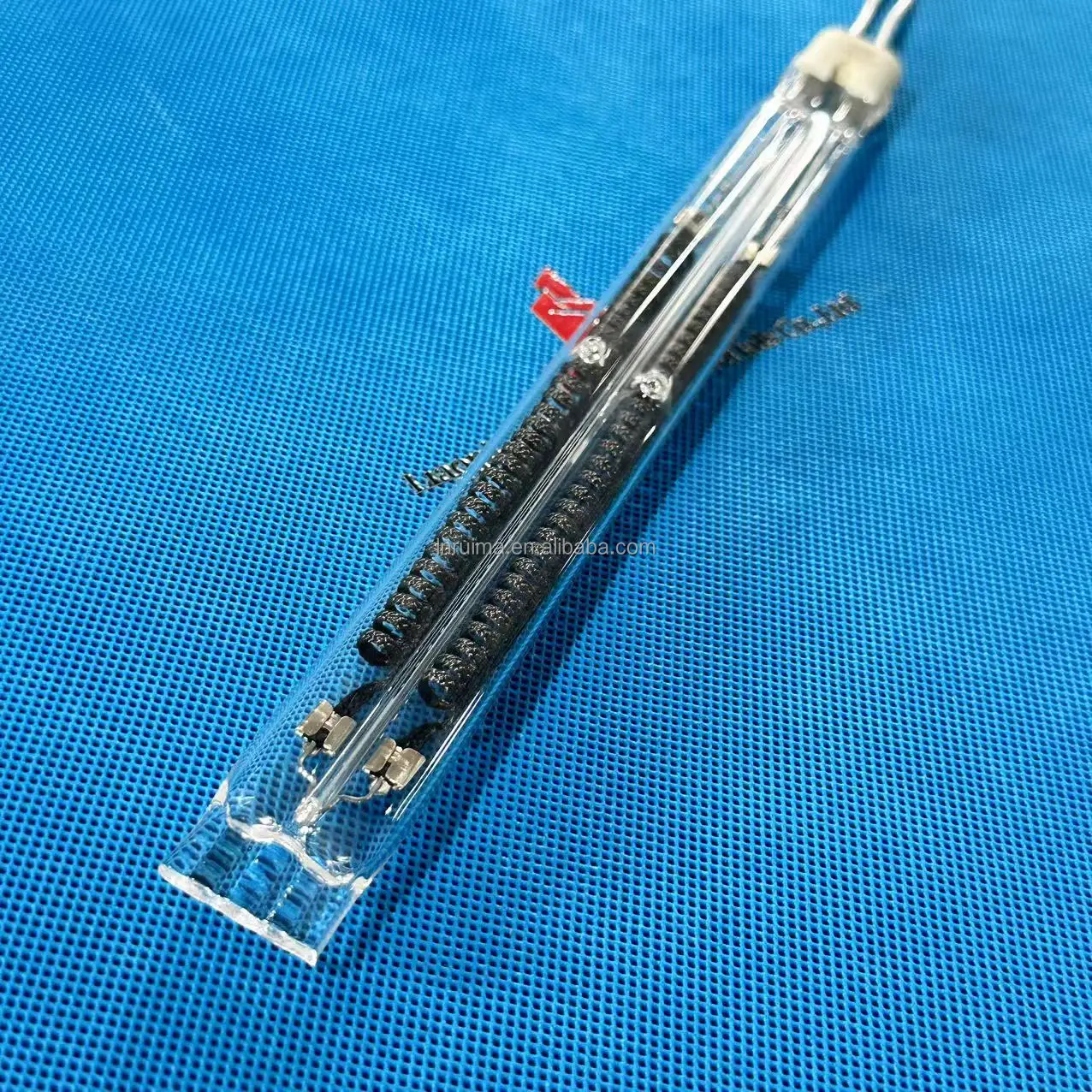 REMA 220V 1000W Twin Tube Infrared Heat Lamp Short Wave Carbon Fiber Electric Heater Carbon Fiber Parts for Heating Equipment