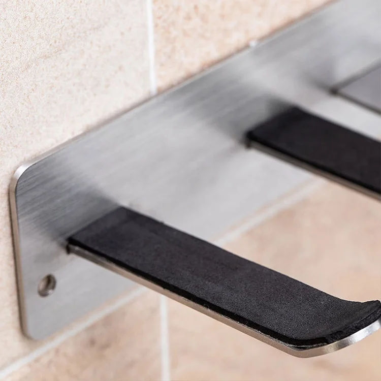 Stainless Steel Hairdryer Organized Rack Wall Mounted Hair Dryer Holder For Dyson