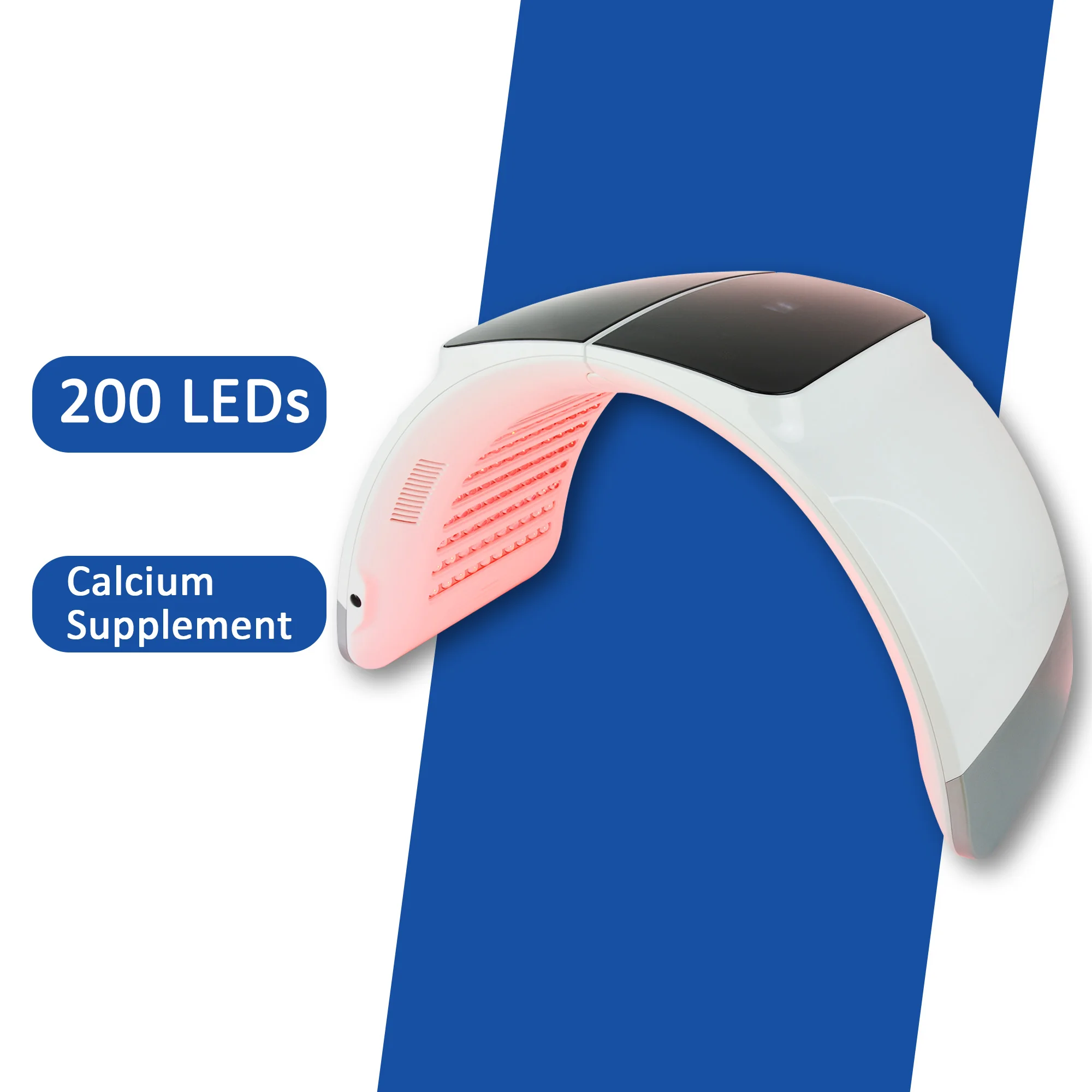 2024 led face light therapy photon red panel machine device infared facial pdt glasses anti-aging