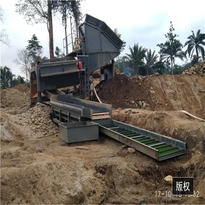 100t Per Day Gold Refining Machine Alluvial Gold Mining Machine Complete Gold Washing Mining Machine