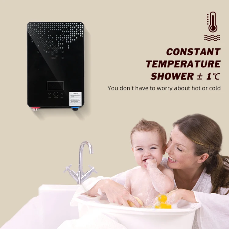 Energy Saving Small Portable Wall Mount Electric Bathroom Tankless Water Heater Mini Instant Electric Water Heater
