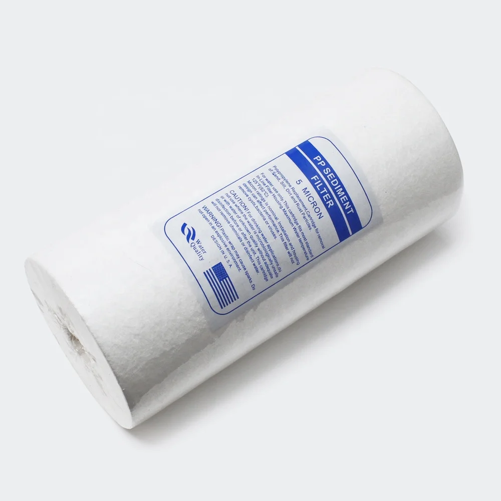 pp 5 0.5 micron sediment water filter cartridge 4' pp melt blown cartridges