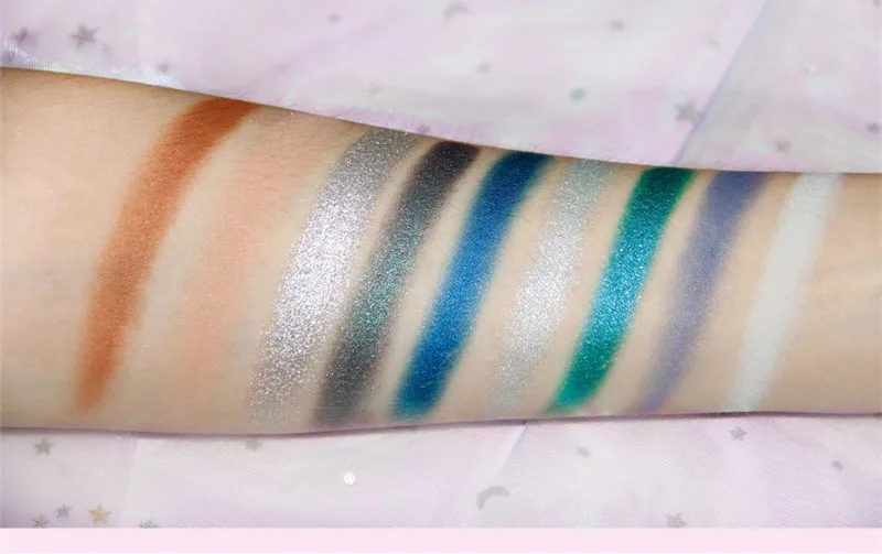 Hot Sale 9-Color Waterproof Glitter Eyeshadow Palette Matte Finish Shimmer Private Label-High Powder Makeup Factory Direct