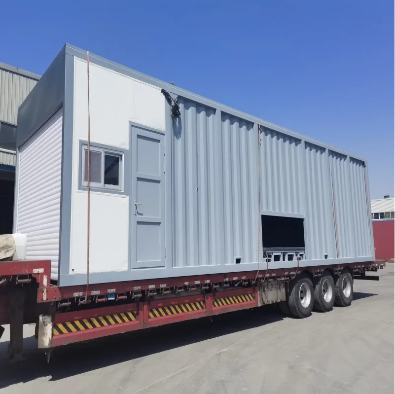 Integrated residential modular building container