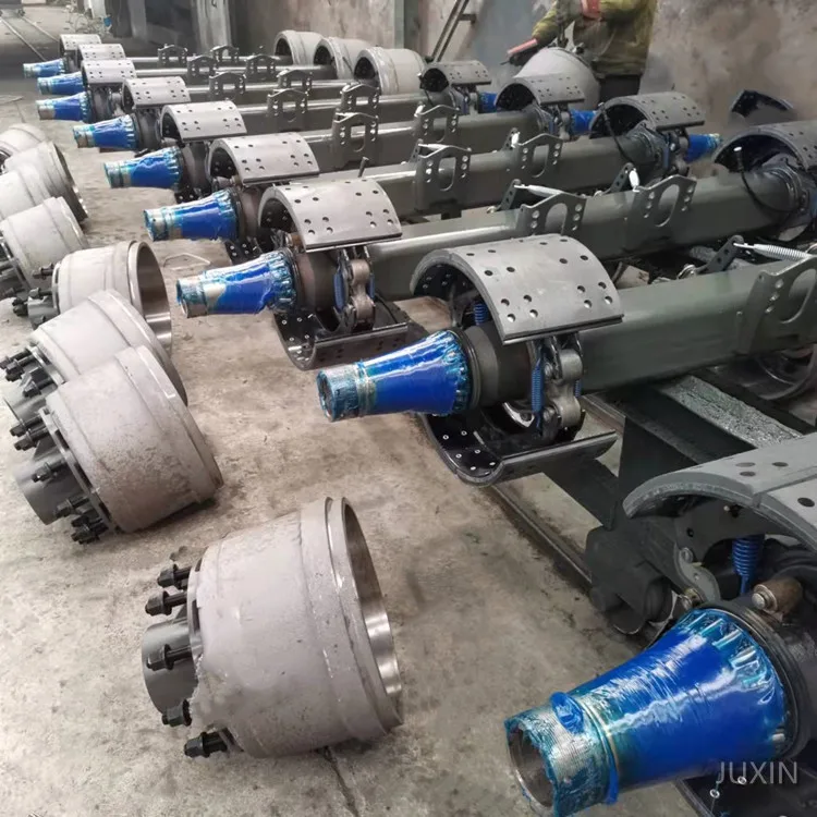 juxin Factory Wholesale Trailer Parts American Type Axle 13t Safe Axle Tube High Strength Trailer Axles