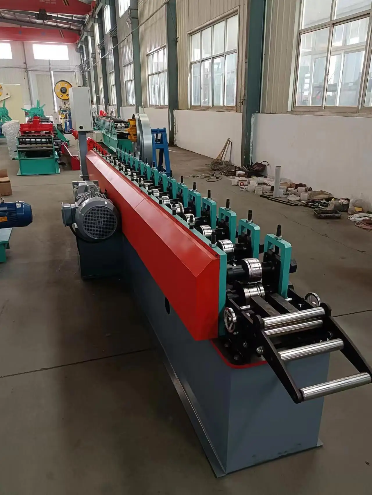 16 Manufacture High Quality Automatic C Slotted Channel For Greenhouse Cold Roll Forming Machine