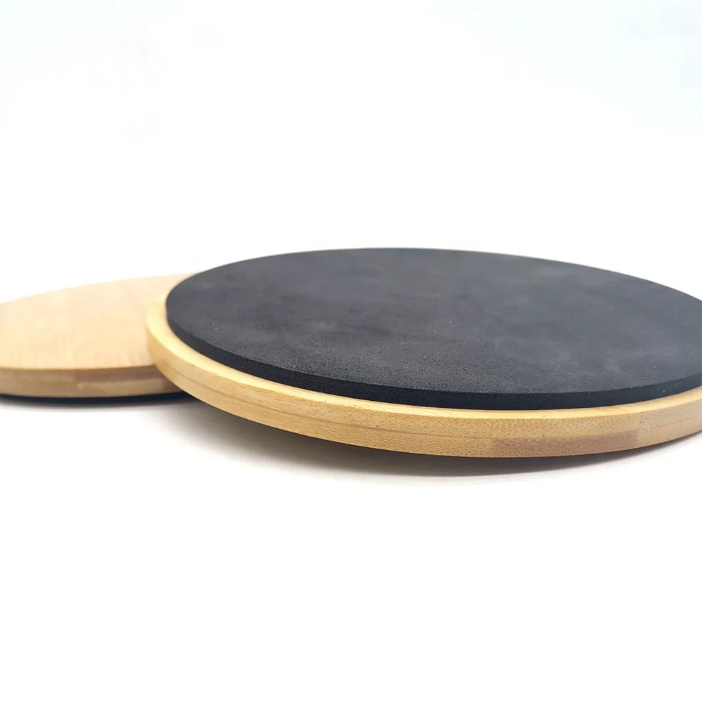 Wood Core Sliders Disc Style Environmental Bamboo New