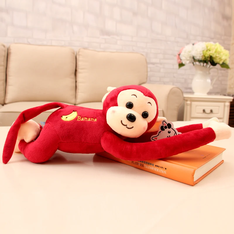 Custom cheap long arms and legs plush monkey stuffed animal plush toys