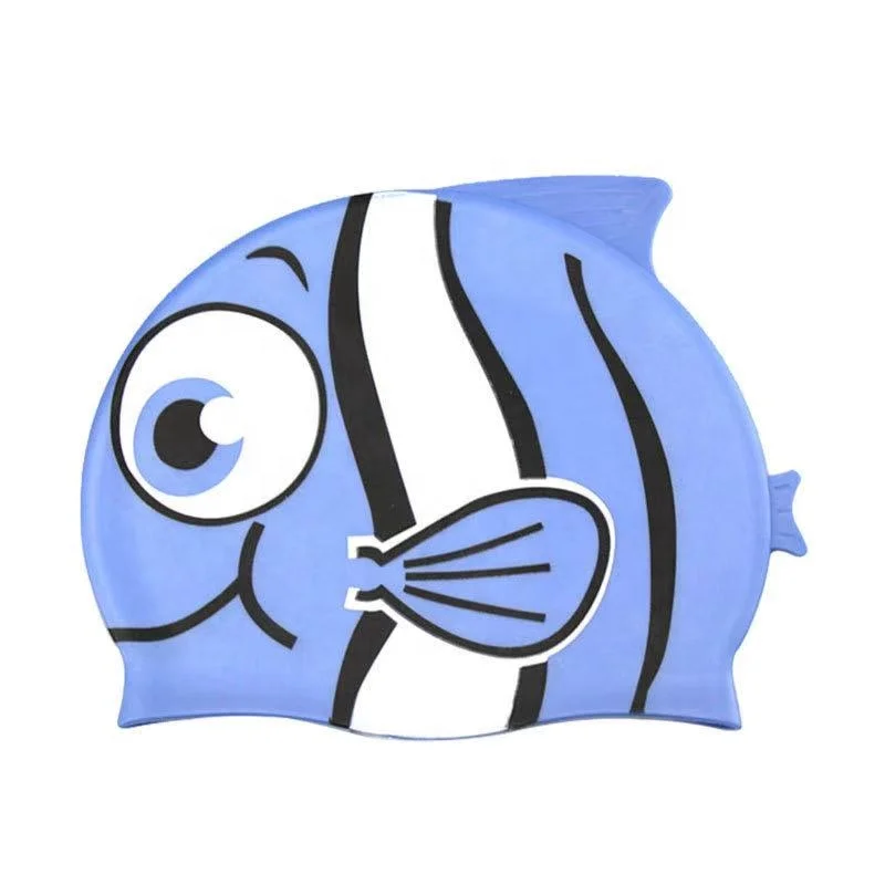 Детские силиконовые шапочки для плавания девочек и мальчиков; с рисунком акул
