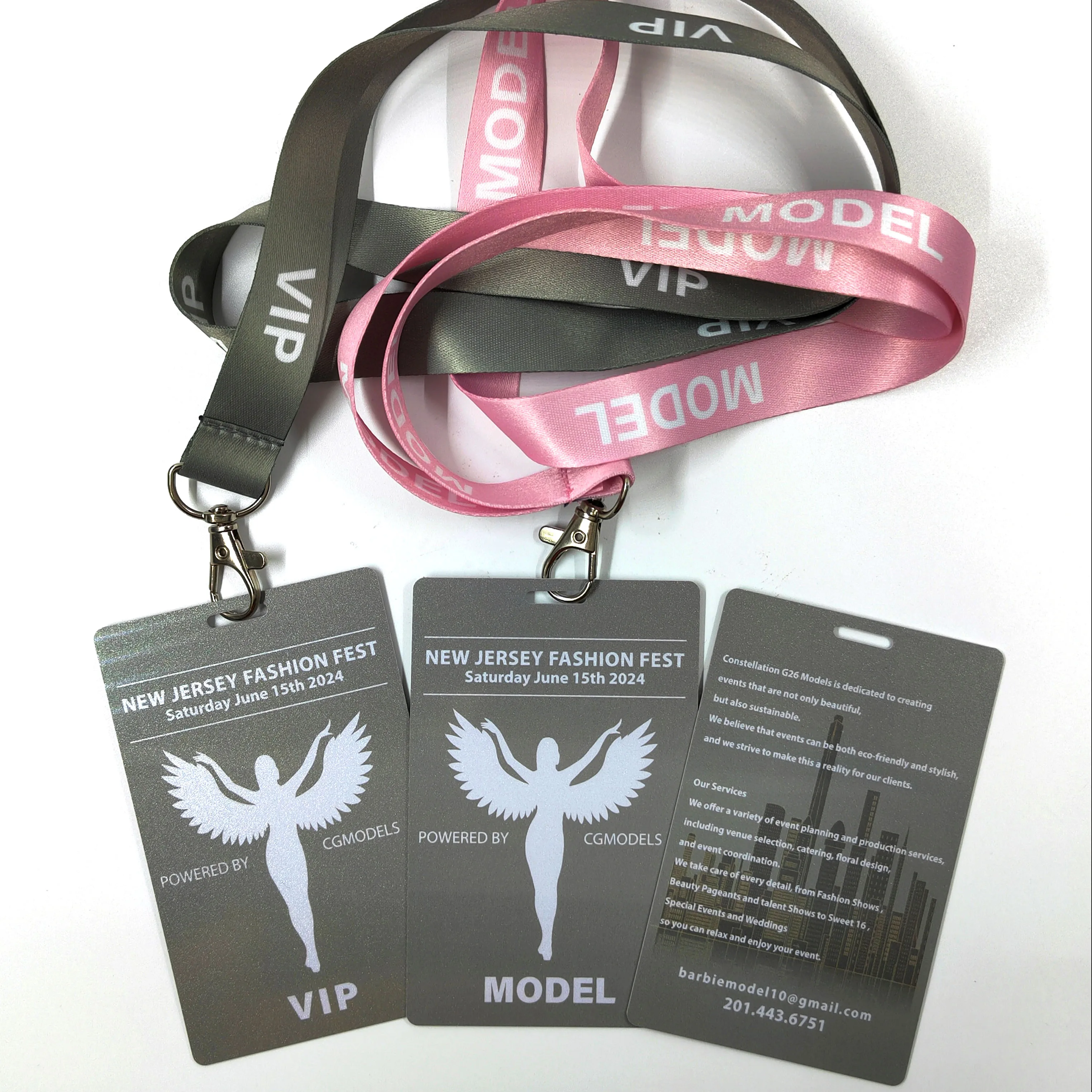 Custom Personal Logo PVC plastic Event Backstage Staff Entry Card with lanyard VIP passes Badges card For music festivals