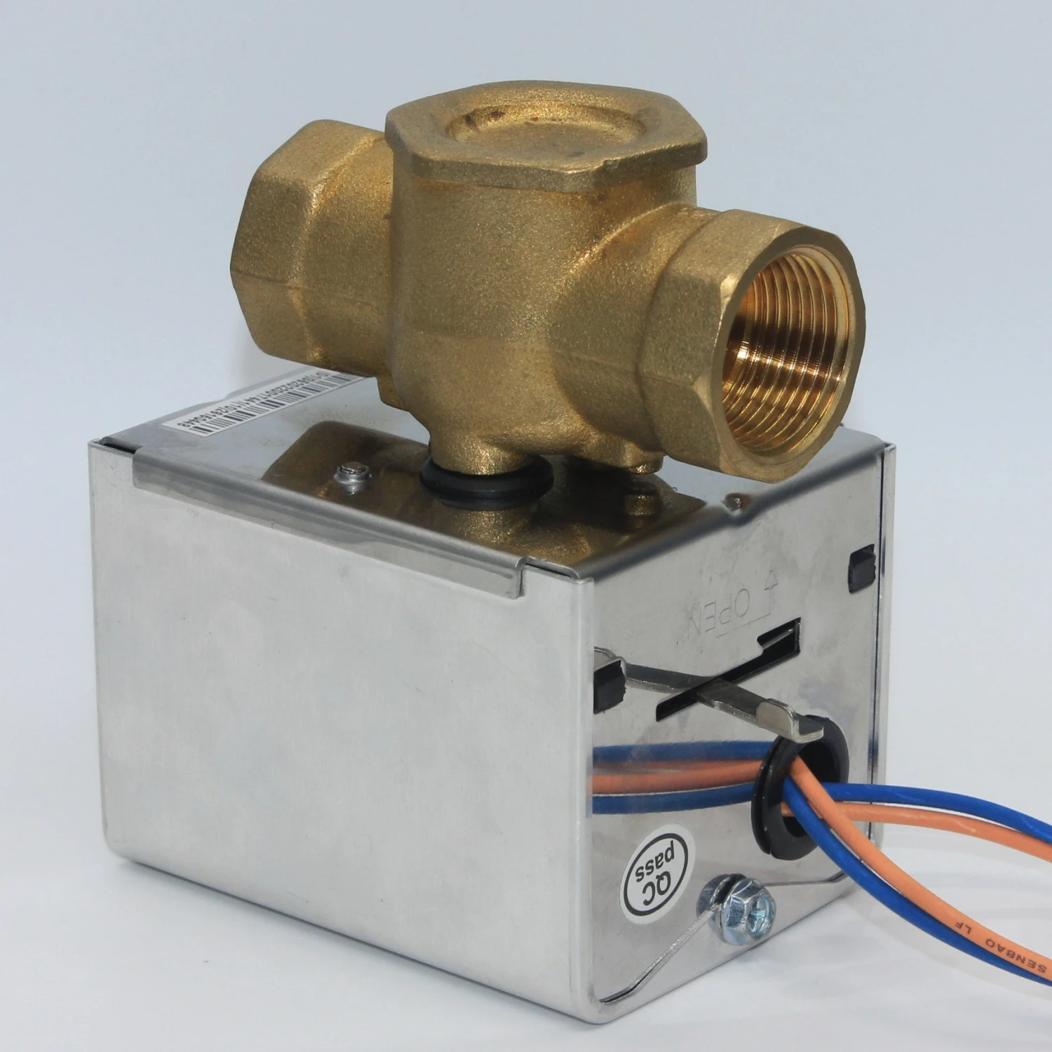 Клапан Из Китая 220v 2 way 3/4 дюймов регулирующий расхода воды клапаны для вентиляторный доводчик с водяным охлаждением