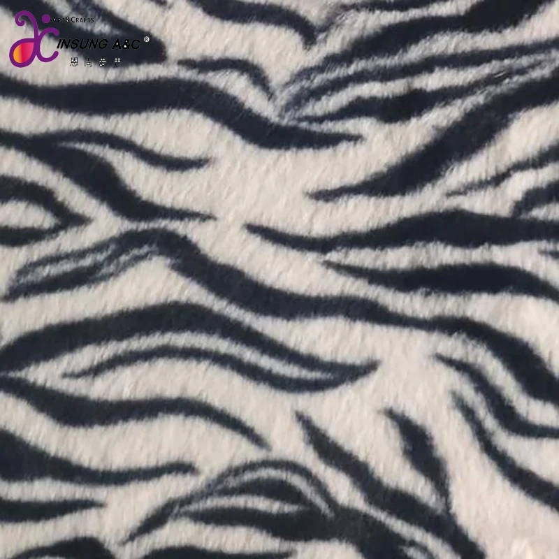 Knitted Flocking Fur fabric/Faux fur fabric / Plush fabric