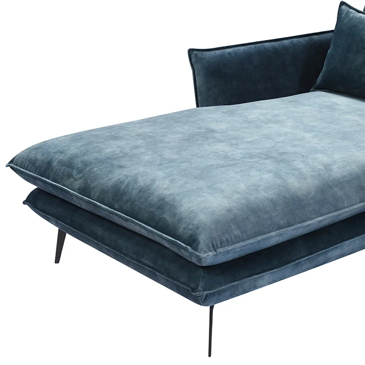 Leisure Furniture Italy Modern Velvet Sofa 4 Seater Chaise Salon Sofas Banken L Shape Fabric Wooden Corner Sofa