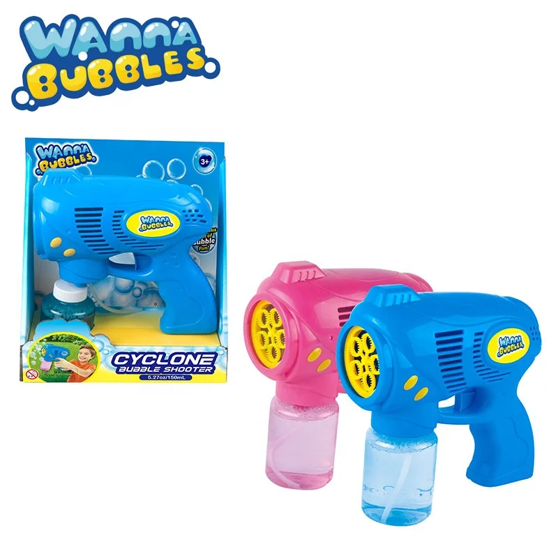 Summer outdoor party bubbles blower automatic bubble gun kids toys soap bubble gun
