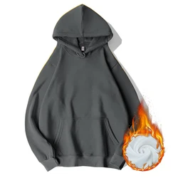 Высокое качество, бесплатный образец, Премиум хлопок, индивидуальный светоотражающий принт, Мужская Американская Одежда, удобный однотонный пуловер, мужская Толстовка