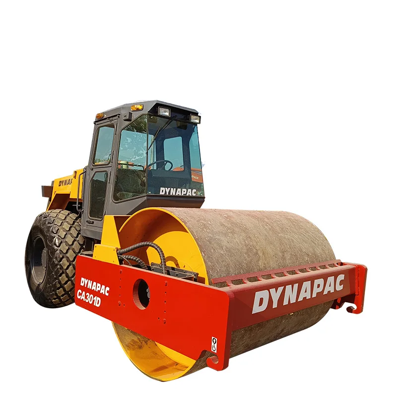 Высокопроизводительный Подержанный дорожный каток Dynapac CA 301D однобарабанная машина для горячей продажи в