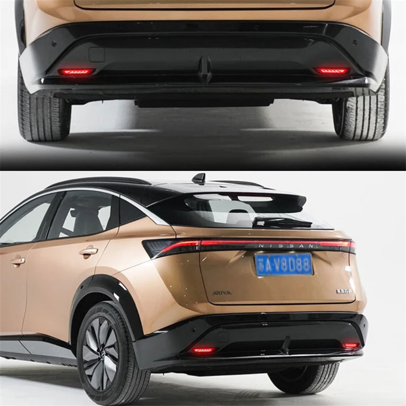 For Nissan Teana Altima Rogue X-trail QASHIQAI ARIYA Infiniti Q50L Q70 LED Rear Bumper Reflector Tail Brake Light Turn lamp