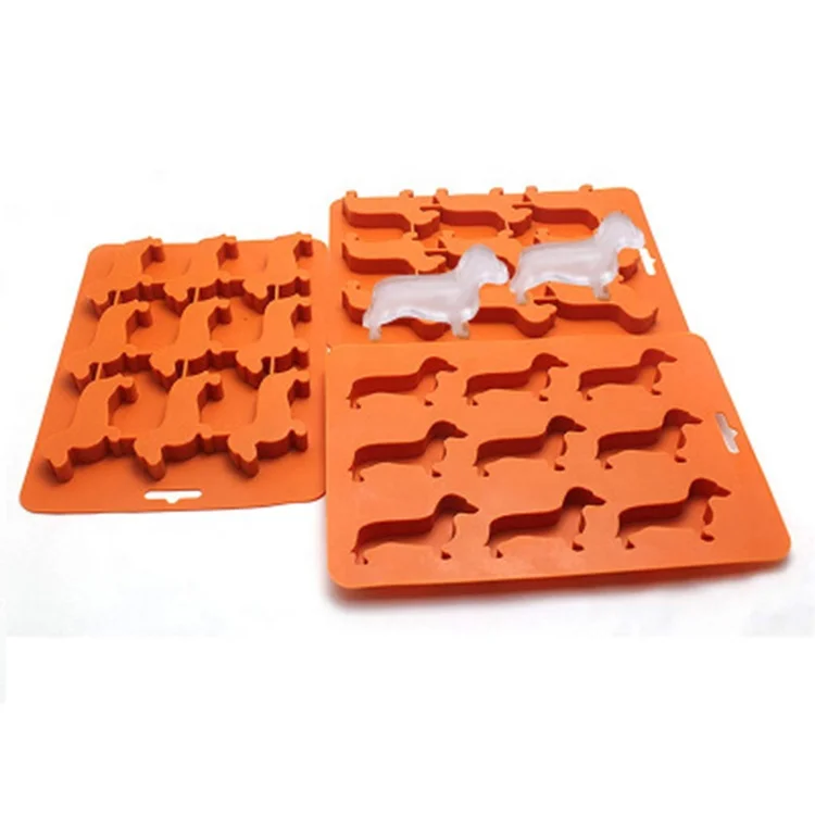 
Reamazing BPA-Free Ice Cube Tray Silicone Dog Shaped Mold for Candy Making or Gelatin Setting 