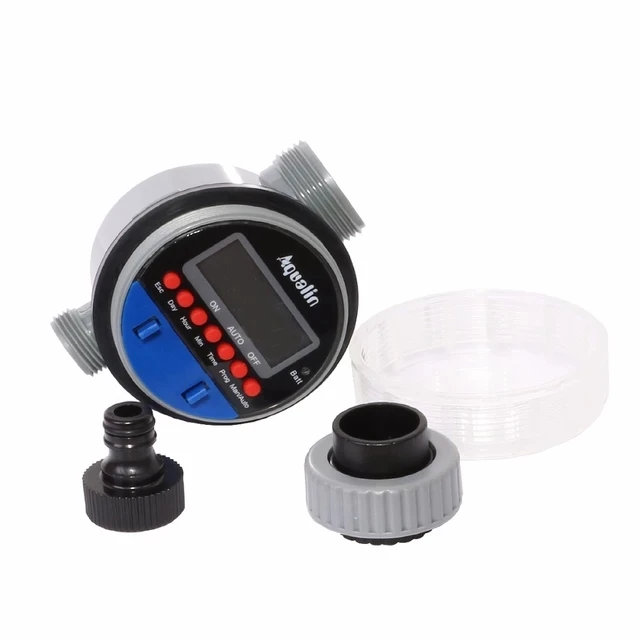 Автоматический таймер полива сада WT21026, электронный шаровой клапан с ЖК-дисплеем, для садового орошения