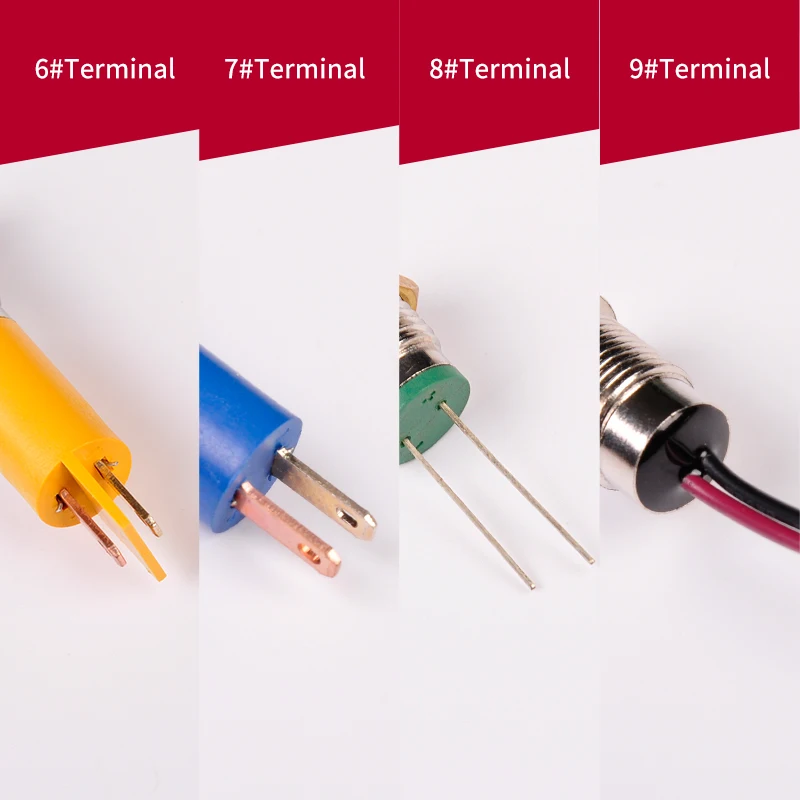 Factory wholesale high quality 12V LED light 2-pin 120v green indicator 12mm indicator 120v