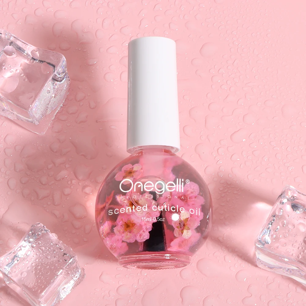 Private Label Nourishing Moisturizing Revitalizer Toe Repair Nail Care Dry Flower Scent Cuticle Oil for Nails