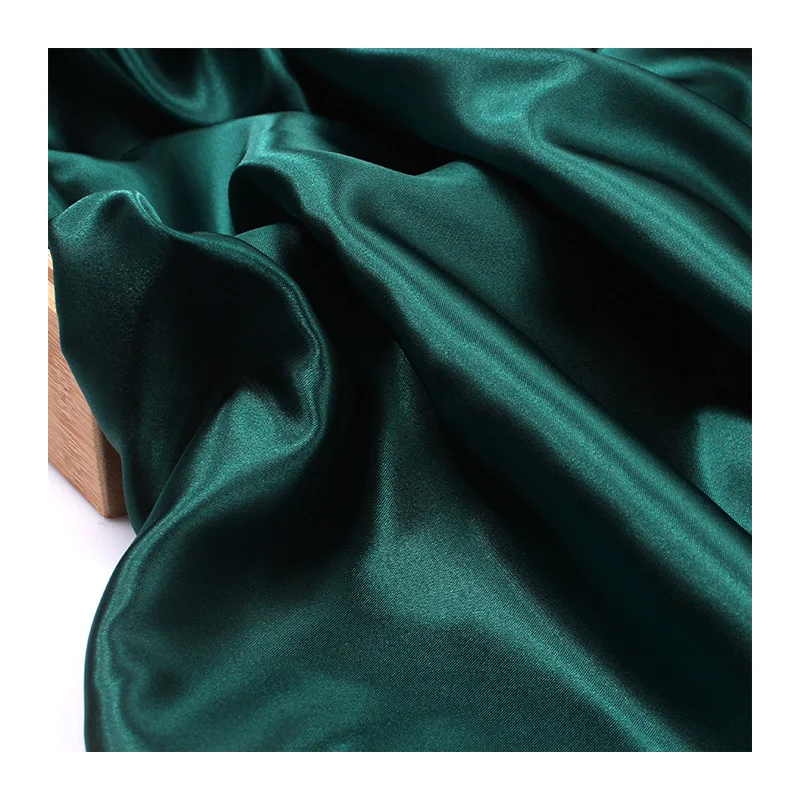 
spandex polyester bridal duchess stretch elastic satin fabric for upholstery bedsheet fabric 