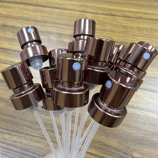 Factory directly 13mm 15mm 18mm 20mm Metal anodizing crimpless perfume mist spray pump