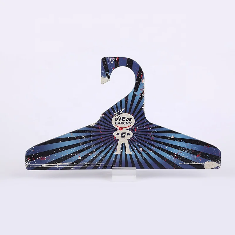 FSC recycled paper  40cm strong cardboard adult bottom hanger for coat display