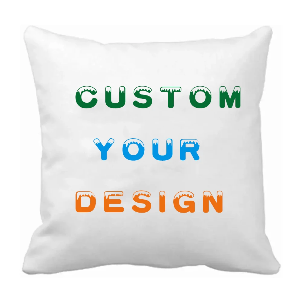Factory Custom Throw Pillow covers Linen Polyester  Digital Sublimation printed Sofa Cushion Covers Pillow Case for room