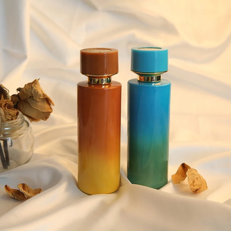 Hot Sale Round Product Refillable Spray Perfume Bottle Screw, Glass 50ml 100ml Perfume Bottles With Cap!